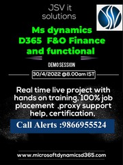 Microsoft Dynamics D365 Training in Hyderabad